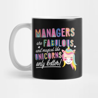 Managers are like Unicorns Gift Idea Mug